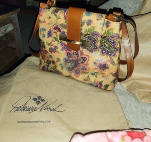 Patricia Nash Multicolor Floral Crossbody Bag